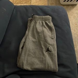 Jordan sweats size small gray